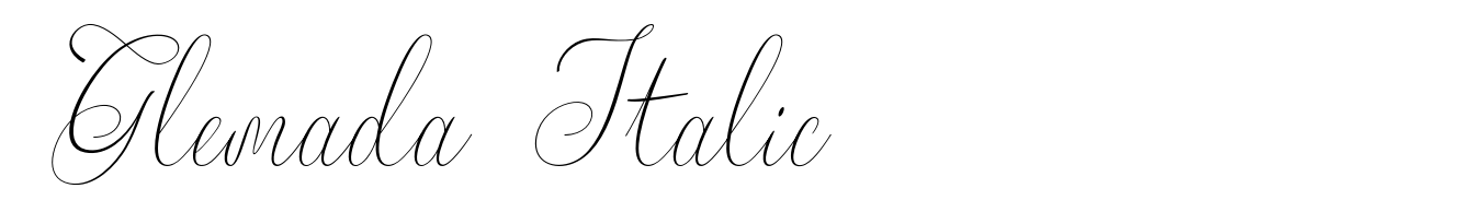 Glemada Italic